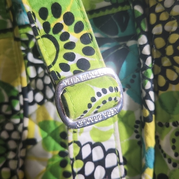 Vera Bradley Womens Crossbody Purse Saddle Up bag Lime's Up retired print - Picture 15 of 16